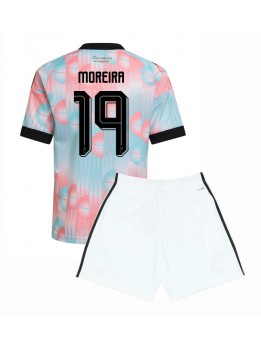 Otroški Nogometna dresi replika Belgija Diego Moreira #19 Gostujoči SP 2026 Kratek rokav (+ hlače)